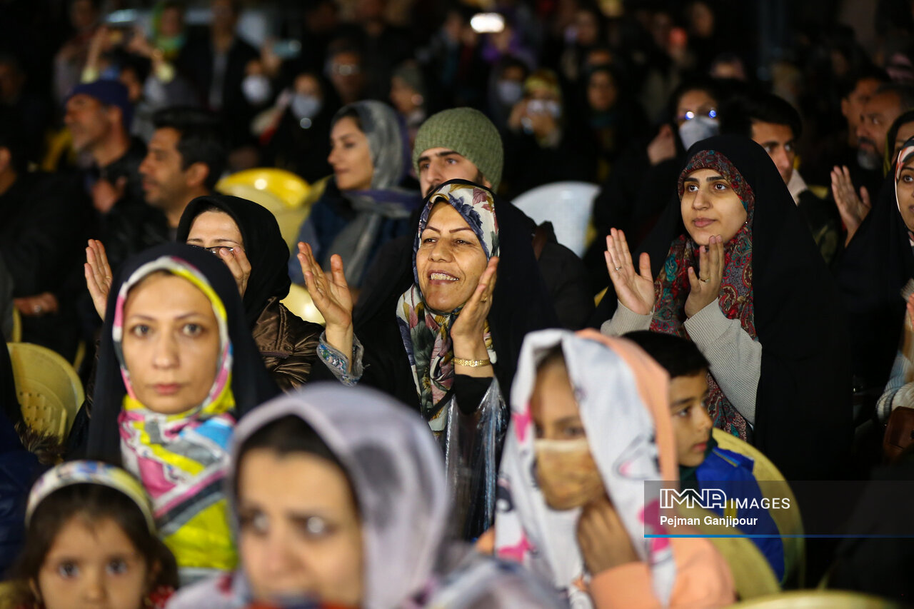 جشن نیمه شعبان در گذر فرهنگی چهارباغ