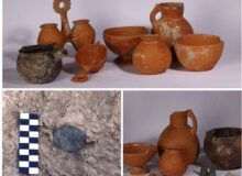 مرمت اشیاء سفالین گورستان اشکانی مرسین