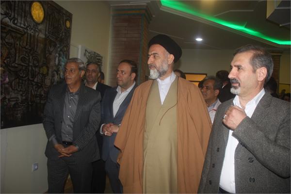 افتتاح نمایشگاه نقاشیخط بمناسبت گرامیداشت هفته هنر انقلاب اسلامی در شهریار