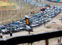 وضعیت راه‌های کشور؛ ترافیک سنگین در جاده‌های شمالی