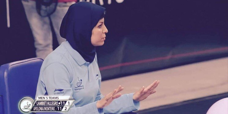 انتخاب بانوی ایرانی به عنوان مدیر مسابقات تنیس روی میز قهرمانی آسیا + عکس