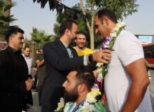 برگزاری مراسم استقبال از پارادوومیدانی کاران اصفهانی تیم ملی