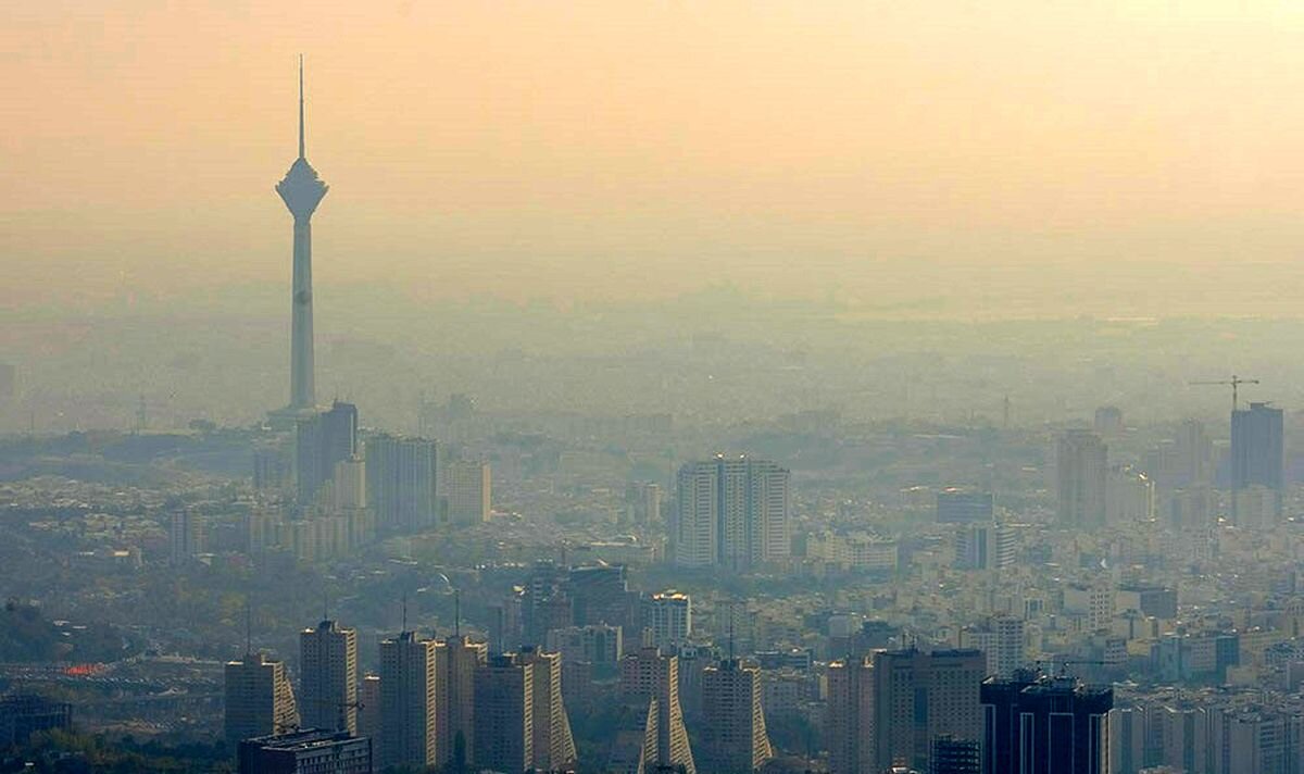 شاخص آلودگی هوای مناطق تهران؛ امروز ۱۲ آذر