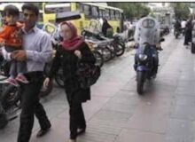 پیاده راه های همدان به جولانگاهی برای موتور سواران تبدیل شده است!!