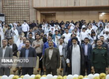 آیین اهدای جهیزیه به نوعروسان در اهواز