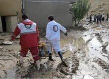 اعزام تیم های هلال احمر خراسان شمالی به مناطق سیل زده