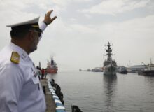 بازگشت ناوگروه ۹۲ ارتش به میهن پس از ۸۶ روز دریانوردی