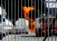 مهار حریق تریلی‌ها در گنبدکاووس/ علت در دست بررسی است