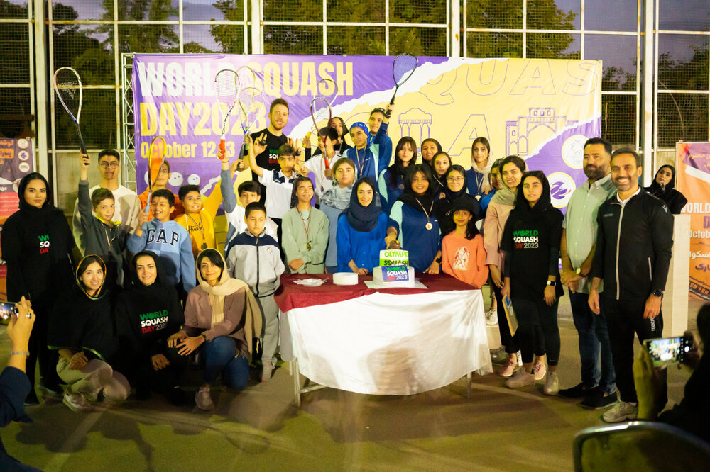 جشن المپیکیشدن اسکواش در شیراز برگزار شد
