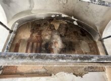مرمت نقاشی قاجاری مسجد جامع سمنان