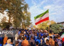 راهپیمایی گلستانی‌ها در حمایت از کودکان و زنان مظلوم غزه