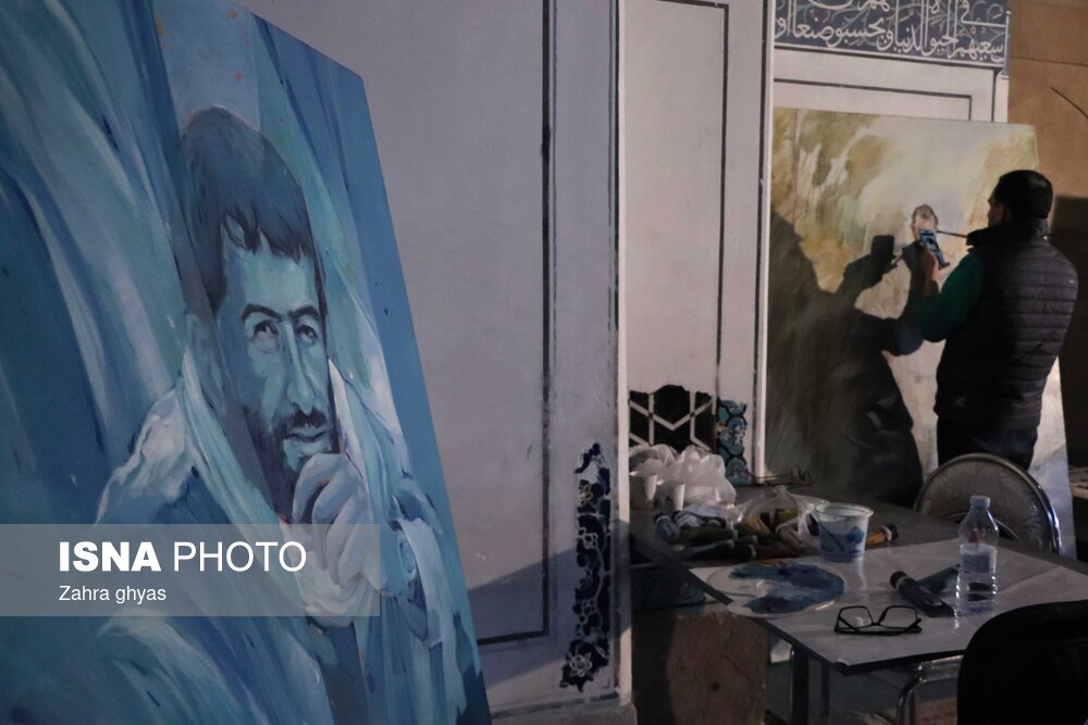 کارگاه نقاشی” رسم شاهدان شیدایی” در تبریز