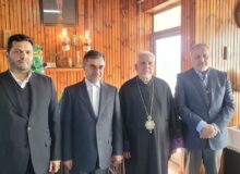 دیدار استاندار مازندران با رییس شورای خلیفه‌گری ارامنه کاتولیک ایران در شهرستان نور