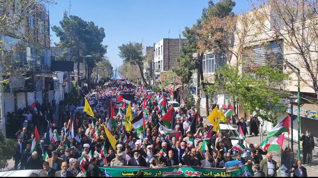 وزارت کشور – خروش ورامینی ها در حمایت از مردم غزه