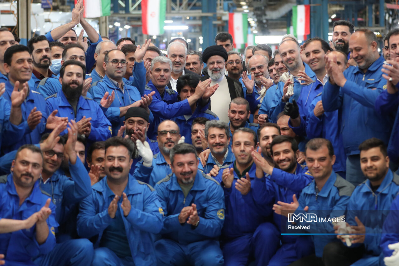 حضور رئیسجمهور در کارخانه ایرانخودرو دیزل