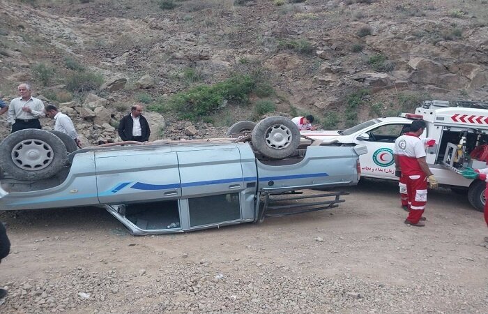 واژگونی مزدا در قزوین یک‌کشته و یک‌مصدوم برجای گذاشت
