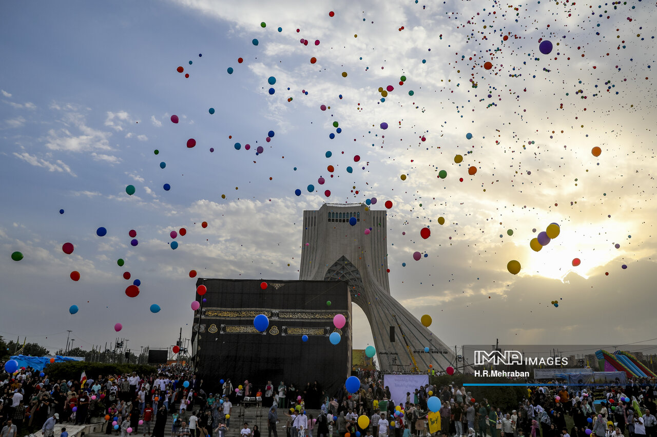 اجتماع عظیم مردم تهران در جشن غدیر