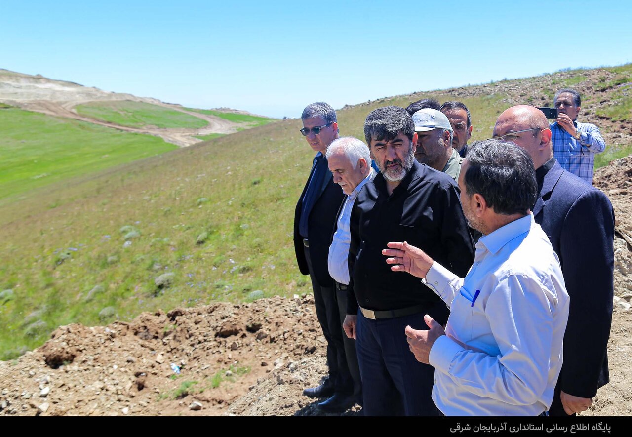 بازدید سرپرست استانداری آذربایجان شرقی از پروژههای عمرانی شهرستان اهر