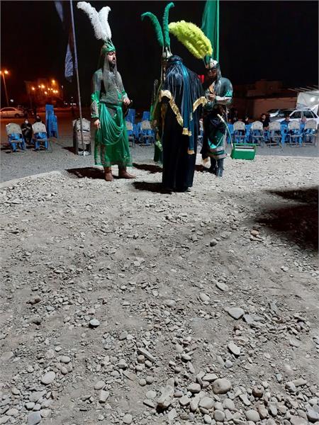 اجرای تعزیه توسط هنرمندان انجمن تعزیه شهریار