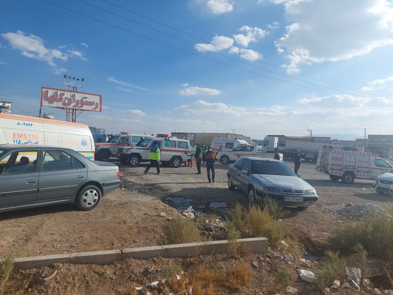 نشتی کپسول گاز کلر ۶۰ نفر را مسموم کرد