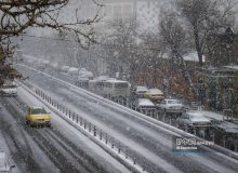 بارش برف و ترافیک سنگین در جاده های شمالی کشور