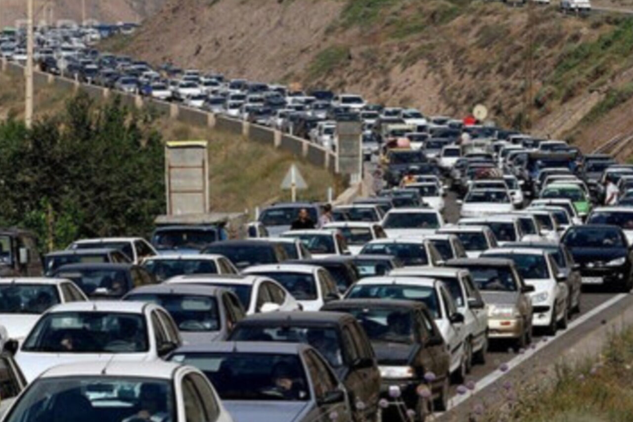 ترافیک سنگین در محورهای منتهی به شمال کشور