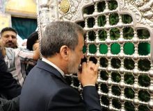 تشرف وزیر امور خارجه به زیارت حرم حضرت فاطمه معصومه (س)