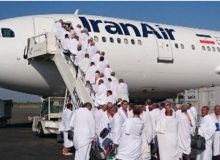 اولین پرواز حج تمتع از فرودگاه همدان با ۲۶۰ زائر انجام شد