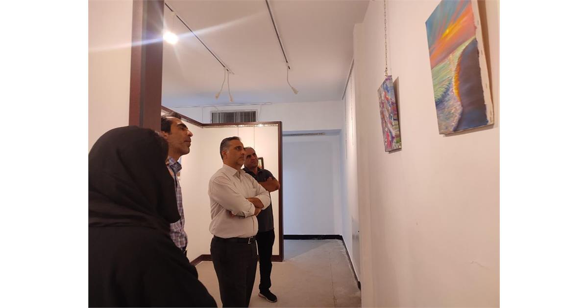 گشایش نمایشگاه نقاشی خانم سیما فلاح در نگارخانه اداره