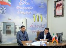 معاون امور عمرانی استاندار آذربایجان شرقی پای سوالات شهروندان در سامد