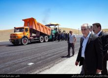 بازدید استاندار آذربایجان شرقی از قطعه ۶ آزادراه تبریز- ارومیه