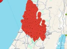 فعال شدن آژیر خطر در مناطق مختلف فلسطین اشغالی