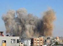 حمله توپخانه‌ای به مدرسه محل اسکان آوارگان فلسطینی