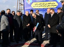آیین کلنگ‌زنی طرح کیفی‌سازی محصولات سنگین پالایش نفت تبریز برگزار شد