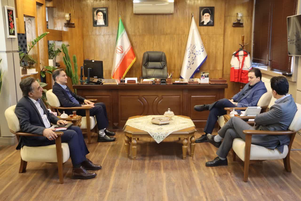 دیدار مدیرکل انتقال خون استان تهران با فرماندار ویژه شهرستان شهریار