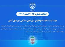 مهلت ثبت شکایت داوطلبان انتخابات شوراهای اسلامی شهرهای کشور