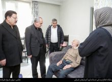 📸دیدار استاندار آذربایجان شرقی با آسیب‌دیدگان جنگ رمضان