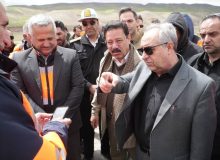 بازدید استاندار آذربایجان شرقی از پل تخریب‌شده‌ی هشترود