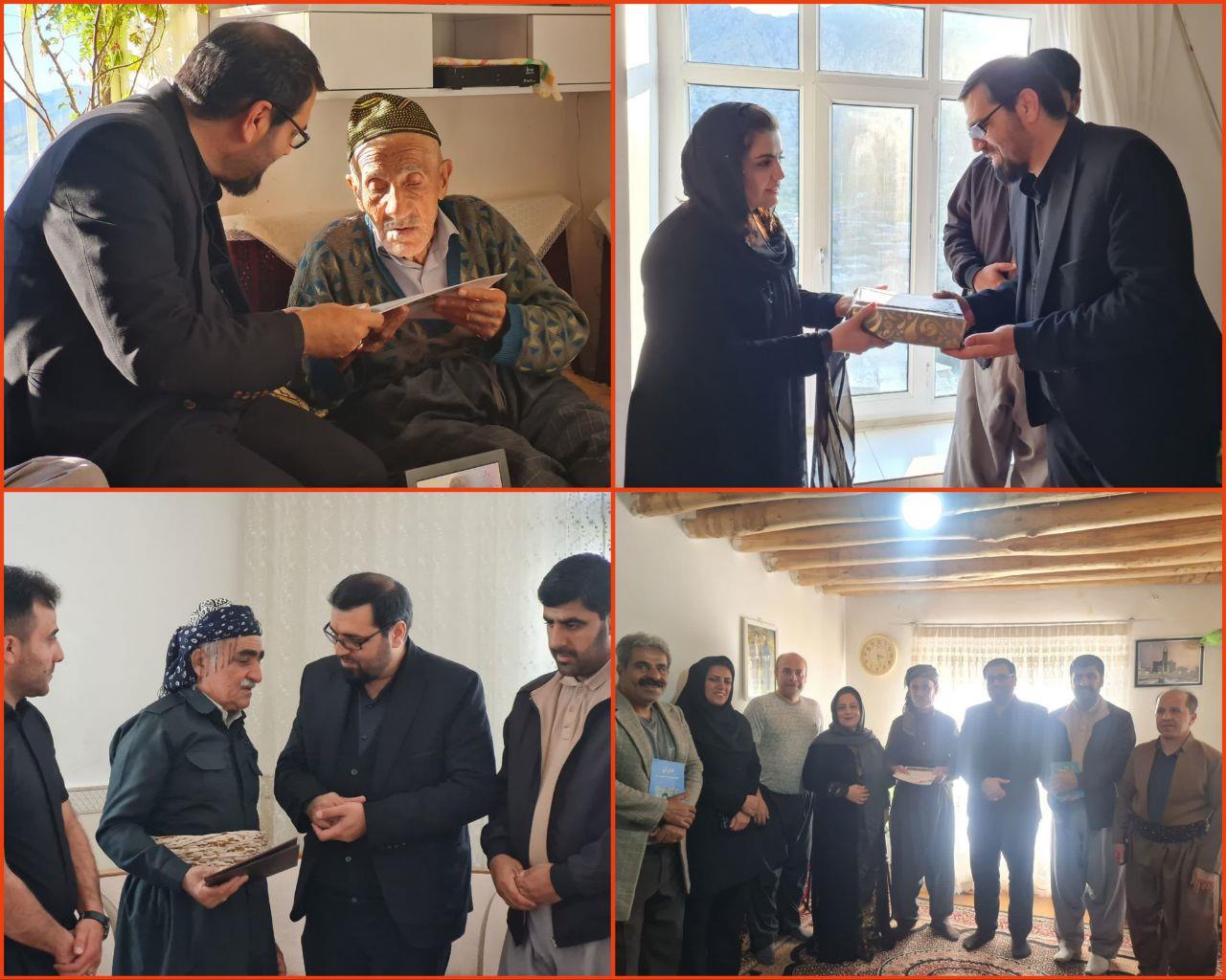 سفر کاری یکروزه مدیرکل فرهنگ کردستان به شهرستان سروآباد؛ تجلیل از شهدا، پیشمرگان و فعالان فرهنگی در روز جمهوری اسلامی