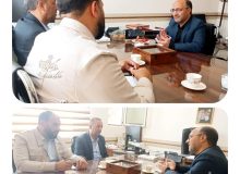 دیدار مدیر اجرایی آستان حضرت حسین بن موسی الکاظم(ع) با سرپرست اداره کل فرهنگ و ارشاد اسلامی خراسان جنوبی