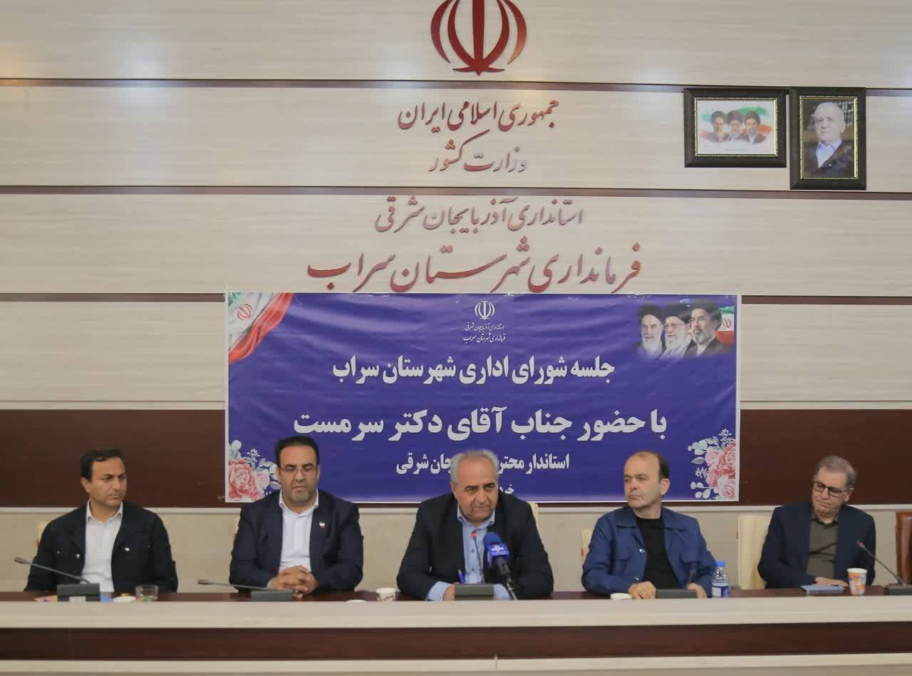 برنامه دولت در سراب، توسعه گردشگری و تکمیل زنجیره فرآورده‌های لبنی است
