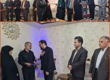 دیدار مدیرکل فرهنگ کردستان با خانواده‌های ۴ شهید جنگ رمضان در قروه و دلبران و سریش آباد