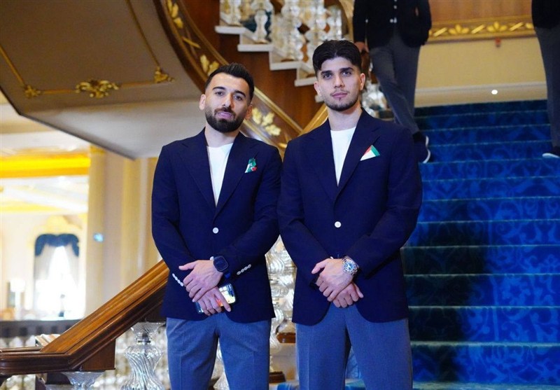 عکس تیمی ملیپوشان ایران در آستانه سفر به مکزیک + عکس