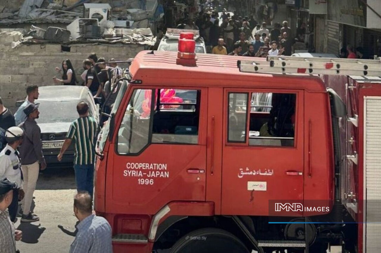 در حادثه انفجار نزدیک کاخ دادگستری دمشق ۵ نفر کشته و ۱۶ نفر زخمی شدند