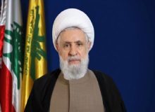 پیام تبریک شیخ نعیم قاسم به رئیس دفتر سیاسی حماس