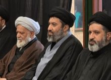 حضور فرزندان رهبر شهید در مراسم بزرگداشت شهید مصباحالهدی