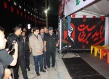 بازدید میدانی فرماندار ویژه شهرستان شهریار از روند آماده‌سازی موکب شهرداری شهریار جهت میزبانی از زائران مراسم وداع با رهبر شهید انقلاب اسلامی