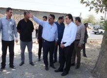بازدید میدانی فرماندار ویژه شهرستان شهریار از پروژه آسفالت‌سازی جاده شهرک صنعتی گلگون