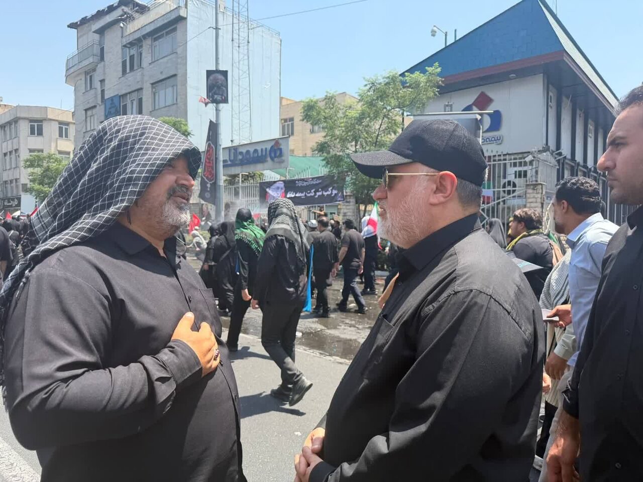 حضور استاندار تهران در مراسم تشییع پیکر مطهر رهبر شهید انقلاب اسلامی