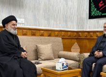 دیدار معتمدیان با تولیت آستان مقدس حضرت ابوالفضل العباس(ع)